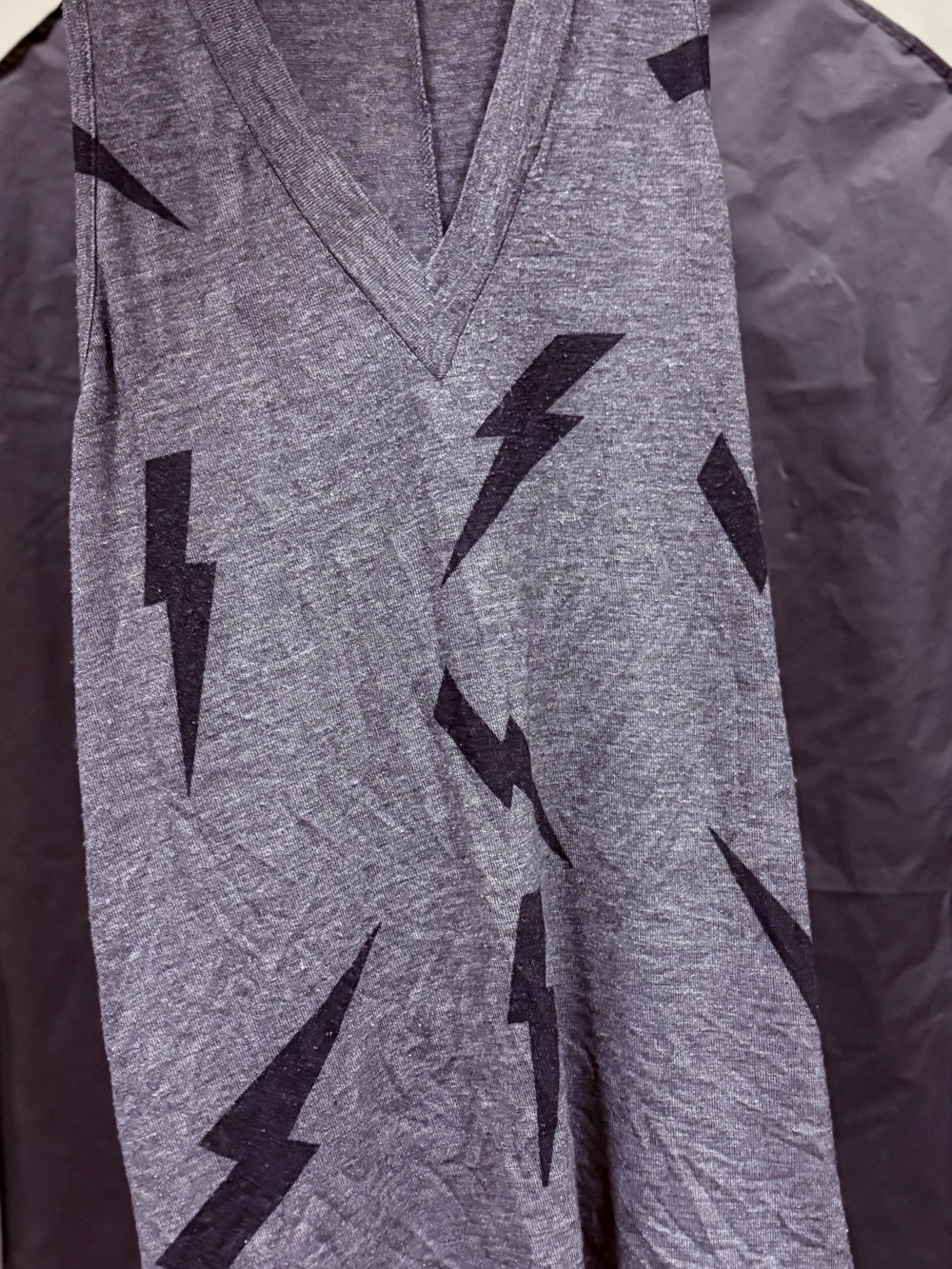 Enti Gray Lightning Bolt Women's Skirt - Versatile Everyday Style
